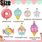 Ice Cream Balloons Donut Candy Themed Baby Shower Kids Sweet Summer Birthday Party Decor 9 Pcs